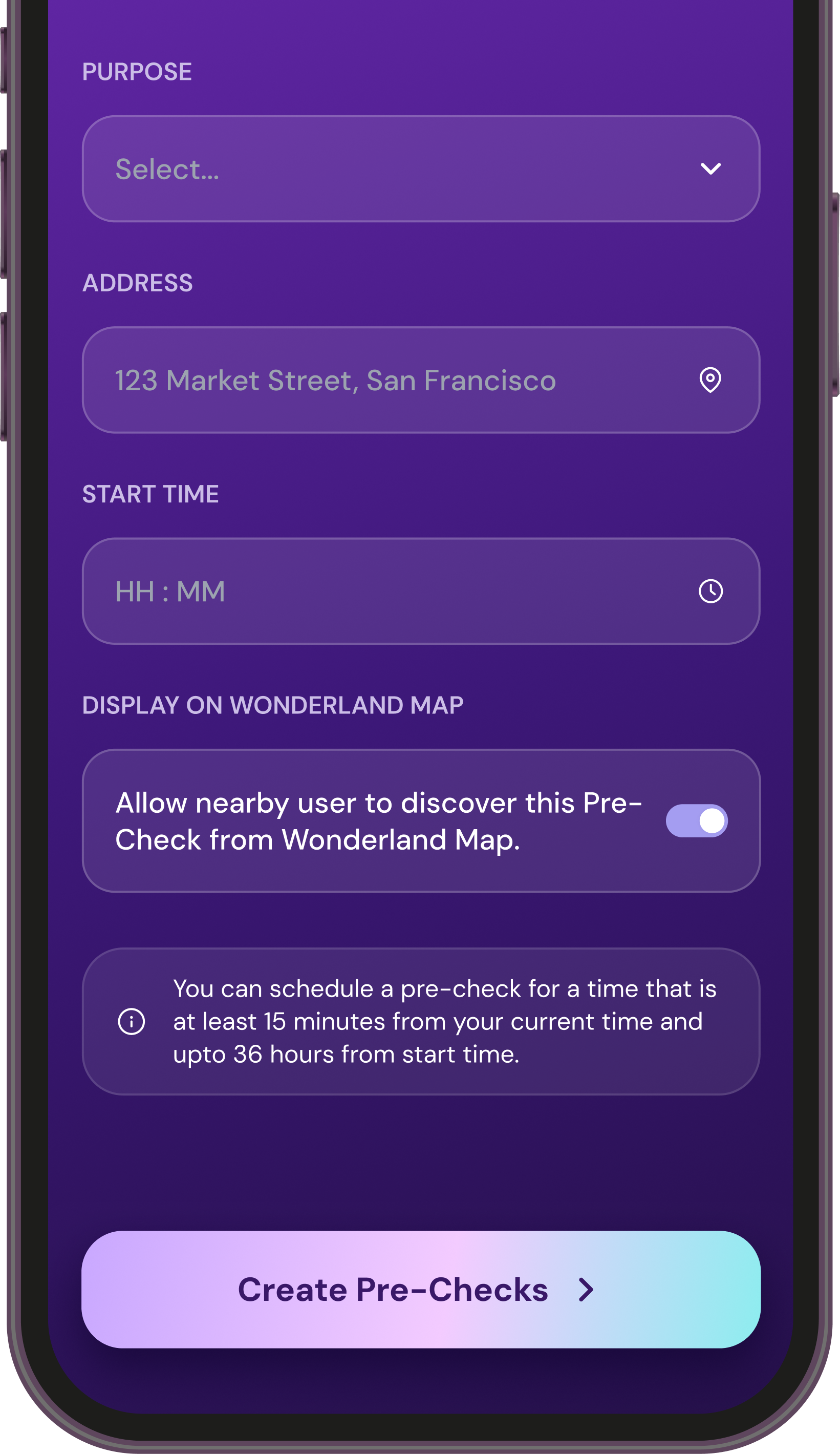 Pickleball Pre-check App